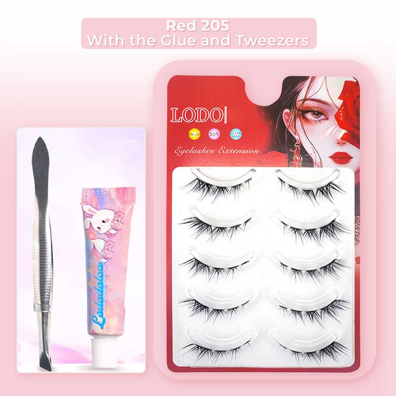 👁️Ciglia finte segmentate effetto fox eye✨Design a sezioni per look personalizzati, allungano visivamente lo sguardo. Materiale ultraleggero, comode tutto il giorno, aderenza sicura. Disponibili in vari colori, confezione generosa