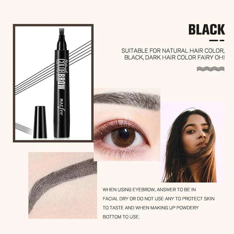 🎁Compra 1, Ottieni 1 Gratis🔥Penna Impermeabile a Quattro Punte per Barba e Sopracciglia✨