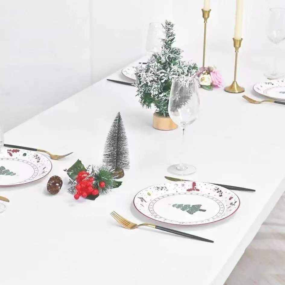 📏 Copritavolo Elastico – Adatto a Tavoli da 4ft, 6ft e 8ft! ✨ Facile da applicare, impermeabile e resistente al vento – perfetto per interno ed esterno. 🍽️💧