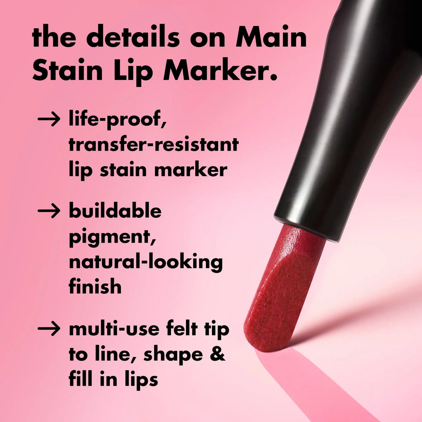 e.l.f Main Stain Lipliner Marker – Matita Labbra a Lunga Tenuta per una Definizione Precisa (Bellezza e Cura Personale – Accessori Trucco)