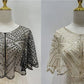 Stola di pizzo vintage con perline