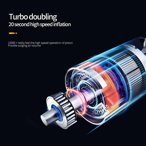 Pompa d’aria portatile per auto