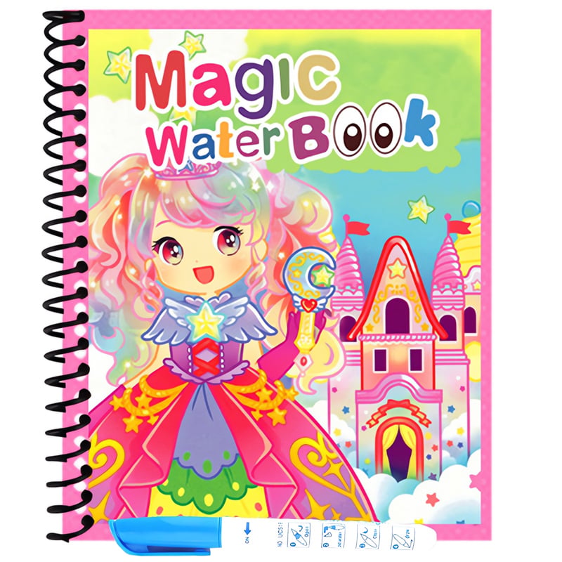 🌹ACQUISTA 1 PRENDI 1🔥Promozione estiva 🎁✨️Libro magico sull'acqua📚️🎨🧠