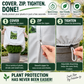 ⏳ Offerta a tempo limitato ⏰ Essenziale per il giardino d’inverno – Copertura antigelo per piante, traspirante e riutilizzabile per arbusti, piante in vaso e giovani alberi ❄️🌿