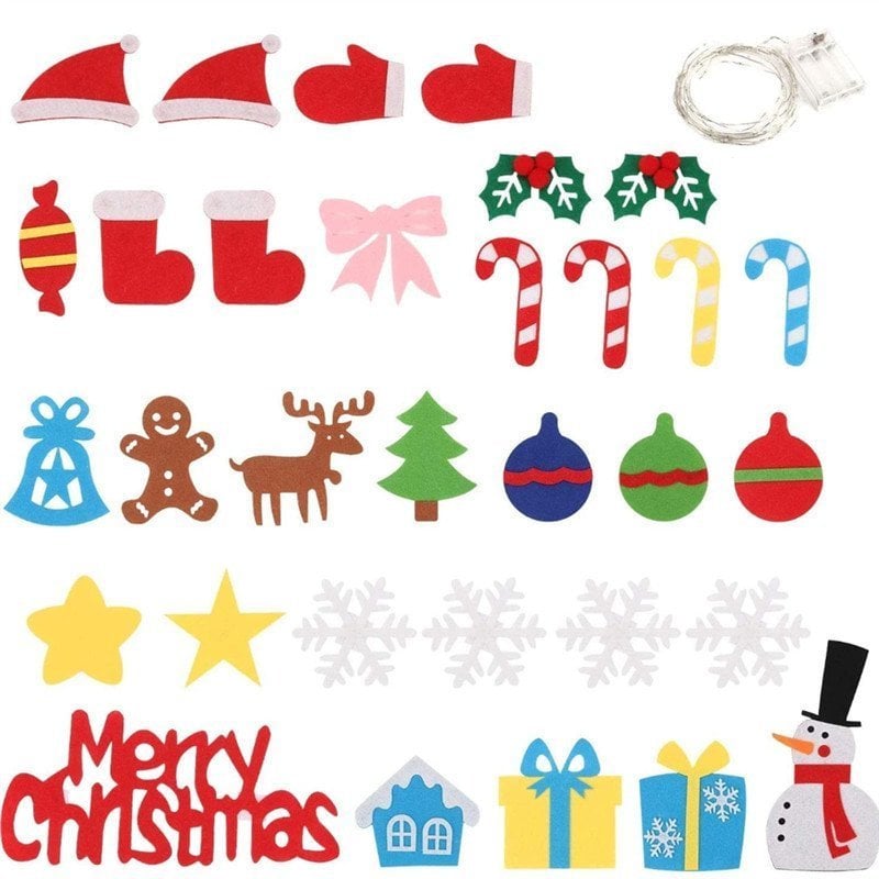 🎄Promozione di Natale SCONTO DEL 49%🎁Set albero di Natale in feltro fai-da-te