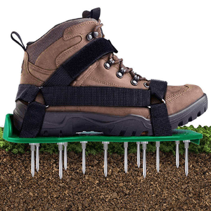 Scarpe Aeratore Prato con 26 Punte - Sandali Chiodati per Arieggiare Efficacemente il Giardino