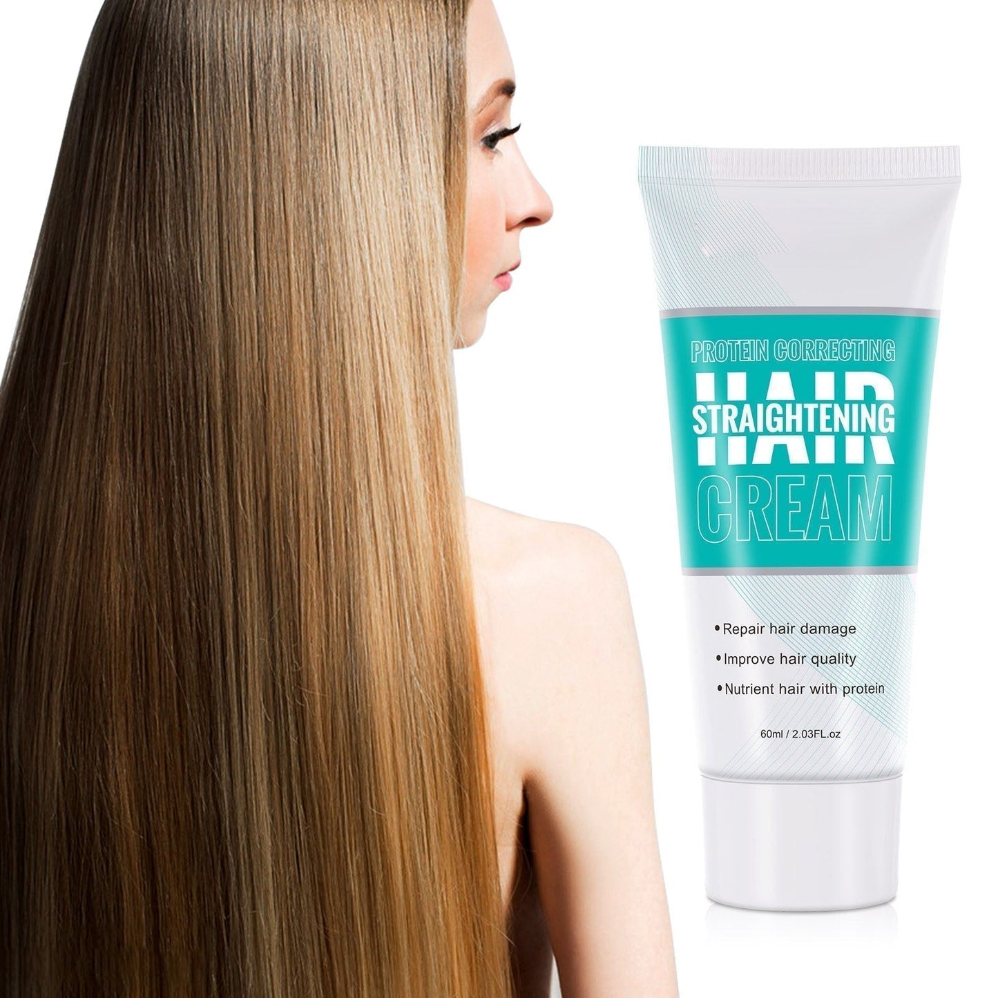 🔥Compra 2 Prendi 1 Gratis🔥Crema Proteica Raddrizzante per Capelli
