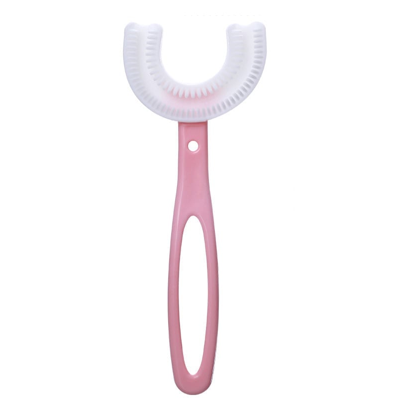 🦷Spazzolino da denti a forma di U per bambini tutto tondo🎁