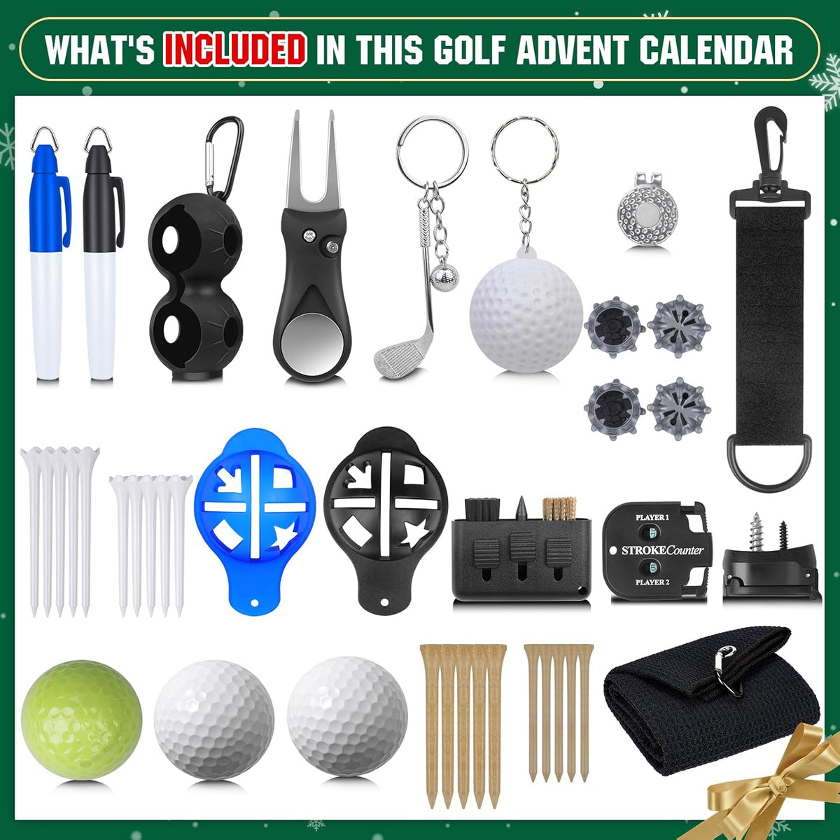 🔥Christmas Sale-Up to 50% OFF🎅Golf Advent Calendar 2026🥰-24 Days of Golf Surprises & Christmas Fun