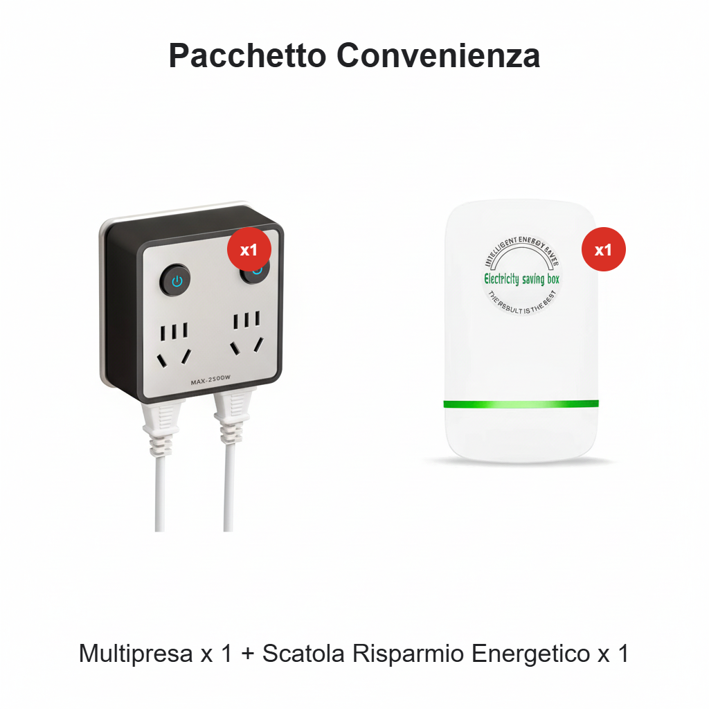 🏠 ACQUISTA 2, OTTIENI 1 GRATIS ! ⚡ Scatola per il Risparmio Elettrico Domestico – Riduce i Consumi, Stabile & Sicura 🔌