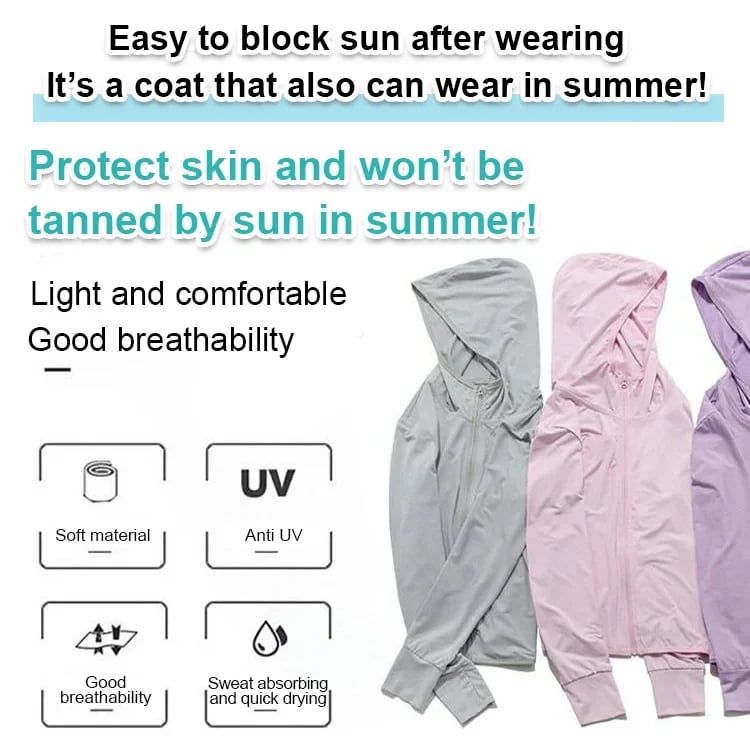 Giacca Leggera con Protezione Solare UV per Uomo e Donna