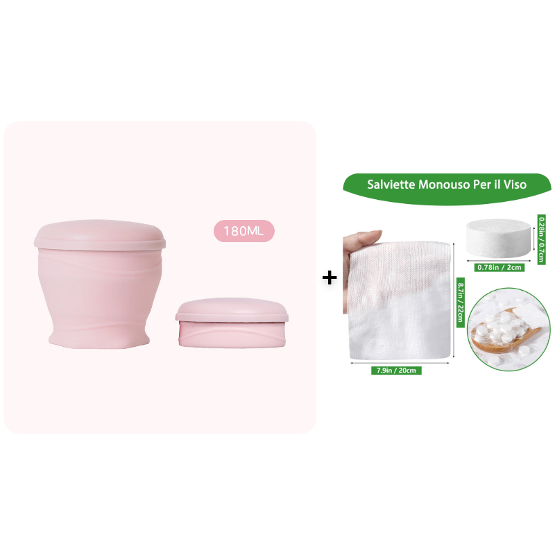 🔥Tazza da viaggio pieghevole in silicone con coperchio