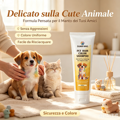 🎺🥳 SALDI CALDI 2026 🥳💞 5.000+ VENDUTI! 🐶🐱❤️ OFFERTA LAMPO: -30% per i primi 300 – Tinta per Peli di Animali Domestici SHOUPIN | Crema Colorante Professionale per Cani e Gatti