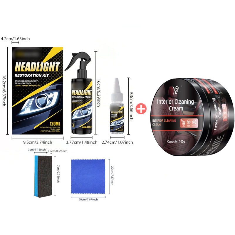 🚗Offerta speciale -50%🚗 Kit professionale per lucidare e sigillare i fari.