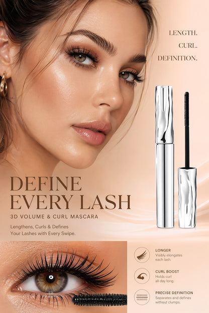 ✨ Mascara allungante e arricciante impermeabile e resistente al sudore – Dì Addio alle ciglia appiattite e allo sbavamento! 🚫 Effetto volume istantaneo, lunga durata, non si sbava neanche con pioggia e sudore 👁️