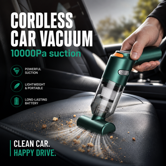 🎉 Saldi 2026 — Oltre 142.000 Venduti! 🧹 Aspirapolvere per Auto Senza Fili – Aspirazione 10000Pa & Batteria 4000mAh 🚗