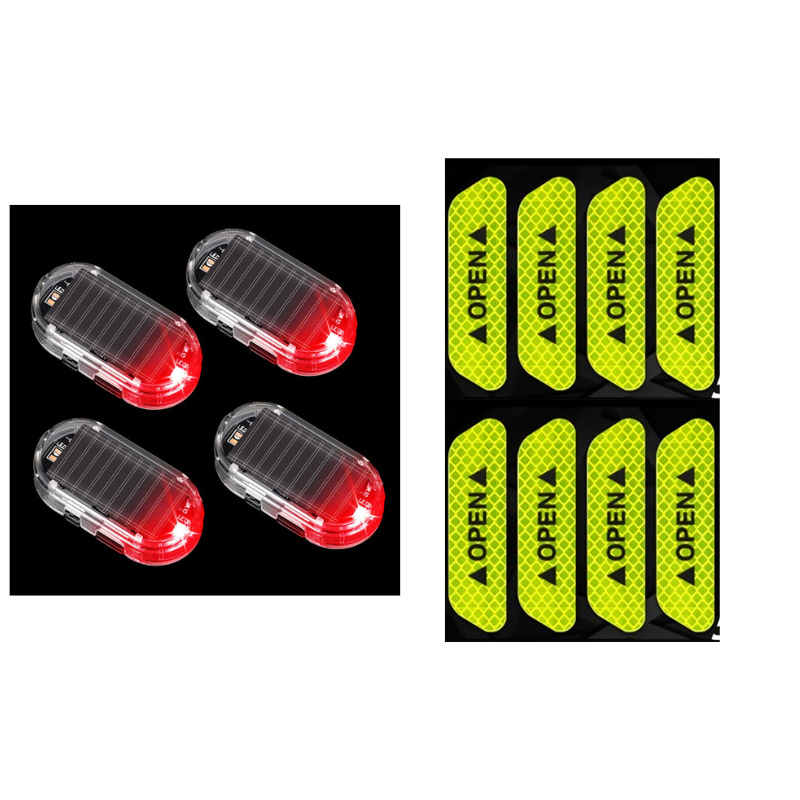 Spia antifurto per auto alimentata ad energia solare