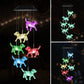 Campanelli eolici con luci a energia solare