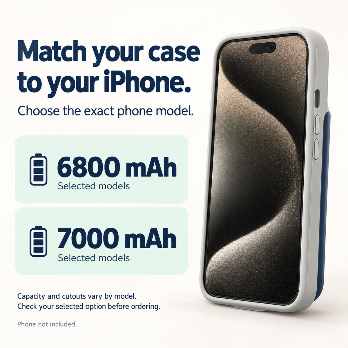 🔋✨ Custodia power bank 2 in 1 per iPhone – Dì Addio all'ansia da batteria scarica! 🚫 6800mAh, ricarica PD 20W, sottile, protegge e ricarica allo stesso tempo 📱