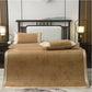 Summer Ice Silk Rattan Mat Bed Sheet 3-piece Set