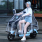 🌧️✨ Impermeabile per scooter elettrico – Dì Addio a Bagnarsi e Visibilità Ridotta! 🚫 Materiale impermeabile resistente, pannello trasparente e protezione dal vento 🛵