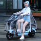 🌧️✨ Impermeabile per scooter elettrico – Dì Addio a Bagnarsi e Visibilità Ridotta! 🚫 Materiale impermeabile resistente, pannello trasparente e protezione dal vento 🛵