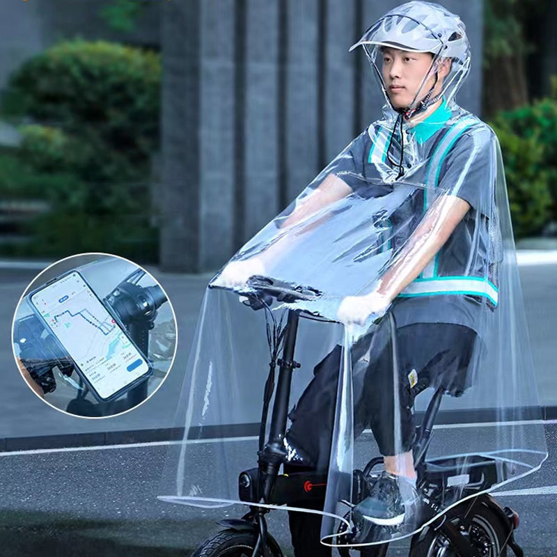 🌧️✨ Impermeabile per scooter elettrico – Dì Addio a Bagnarsi e Visibilità Ridotta! 🚫 Materiale impermeabile resistente, pannello trasparente e protezione dal vento 🛵