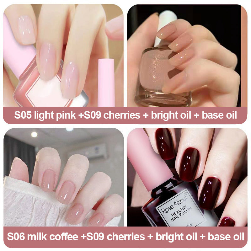 Smalto pelabile per unghie a base d'acqua – Non richiede lampada