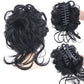 Posticcio per capelli raccolti in uno chignon disordinato, posticcio per capelli ricci e mossi raccolti in una coda di cavallo da indossare tutti i giorni