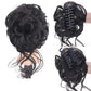 Posticcio per capelli raccolti in uno chignon disordinato, posticcio per capelli ricci e mossi raccolti in una coda di cavallo da indossare tutti i giorni