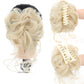 Posticcio per capelli raccolti in uno chignon disordinato, posticcio per capelli ricci e mossi raccolti in una coda di cavallo da indossare tutti i giorni