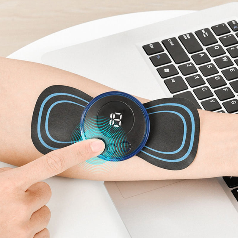 🔥 COMPRA 1, OTTIENI 1 GRATIS! 🔥Massaggiatore Portatile con 8 Modalità e Schermo LCD - Mini Stimolatore Muscolare per il Sollievo dal Dolore