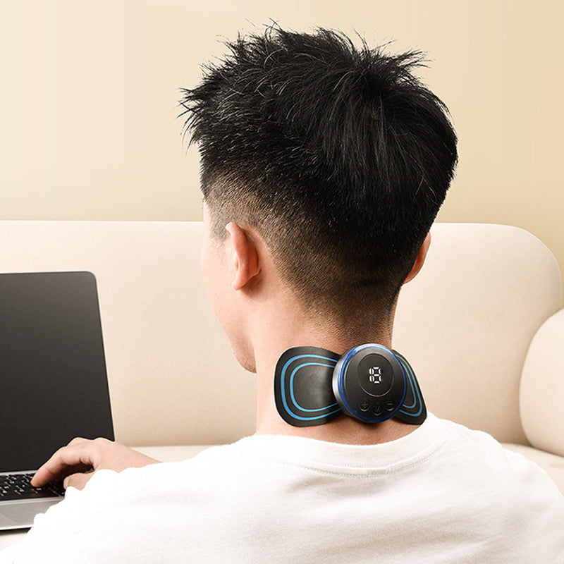 🔥 COMPRA 1, OTTIENI 1 GRATIS! 🔥Massaggiatore Portatile con 8 Modalità e Schermo LCD - Mini Stimolatore Muscolare per il Sollievo dal Dolore