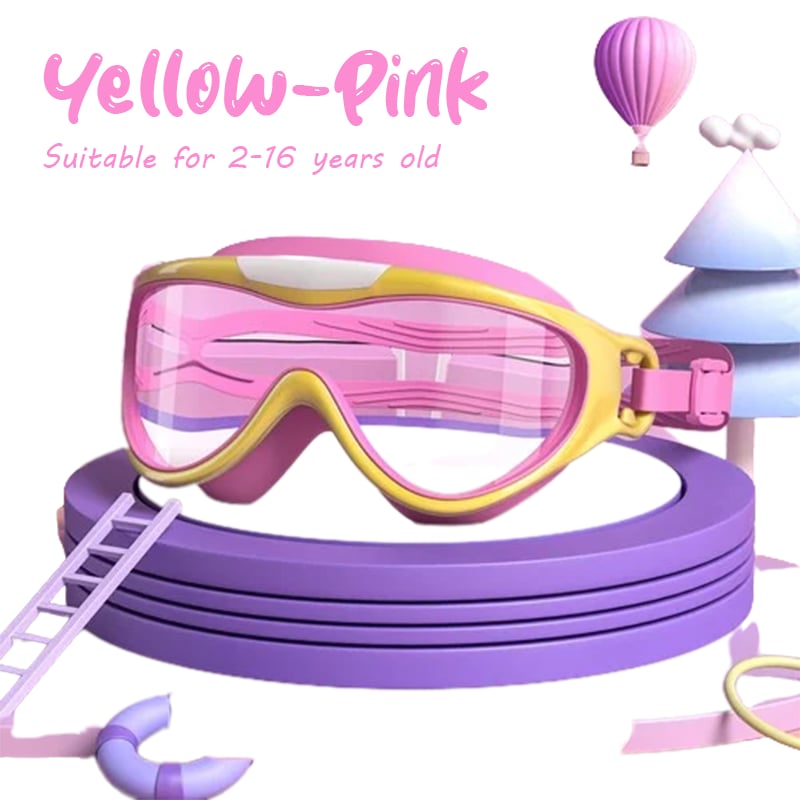 🎉BUY 2 SAVE 20% 🔥HD children's large frame waterproof and anti-fog swimming goggles