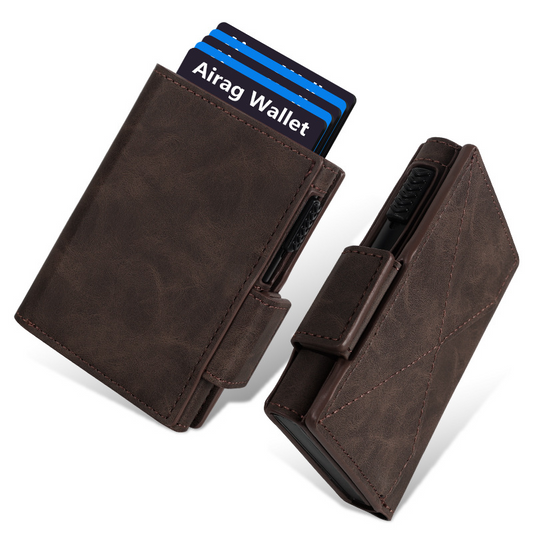 🧳 SCONTO DEL 60%! 👝 Portafoglio Uomo Sottile – Protezione RFID, Tasca per AirTag & Design Ultracompatto 🛡️