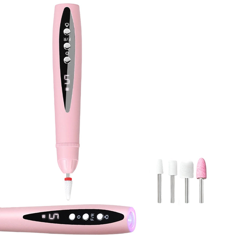 💅✨ Fresa per Unghie Elettrica 2 in 1 con Lampada UV – Portatile, Senza Fili, Per Manicure da Salone Professionale a Casa 💖🔋