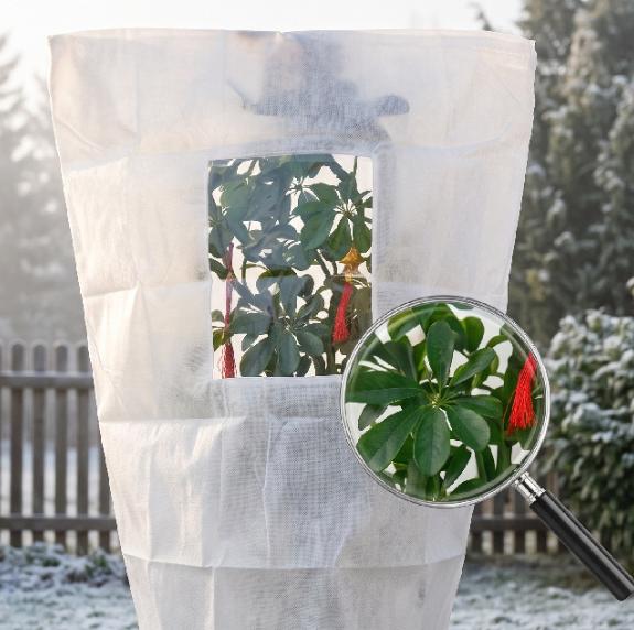 📢📢50% DI SCONTO!!⏰🌱Copertura invernale per piante con cerniera e coulisse antigelo