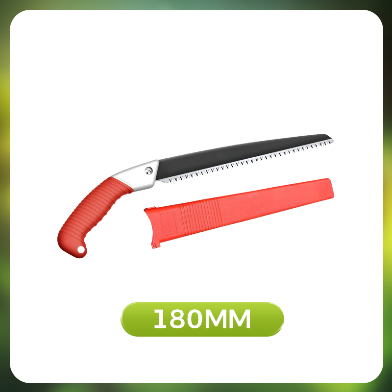 🌳 60% DI SCONTO! 🎉 Sega da Potatura in Acciaio SK5 – Lama Affilata, Impugnatura Ergonomica & Fodero Sicuro 🔪📦