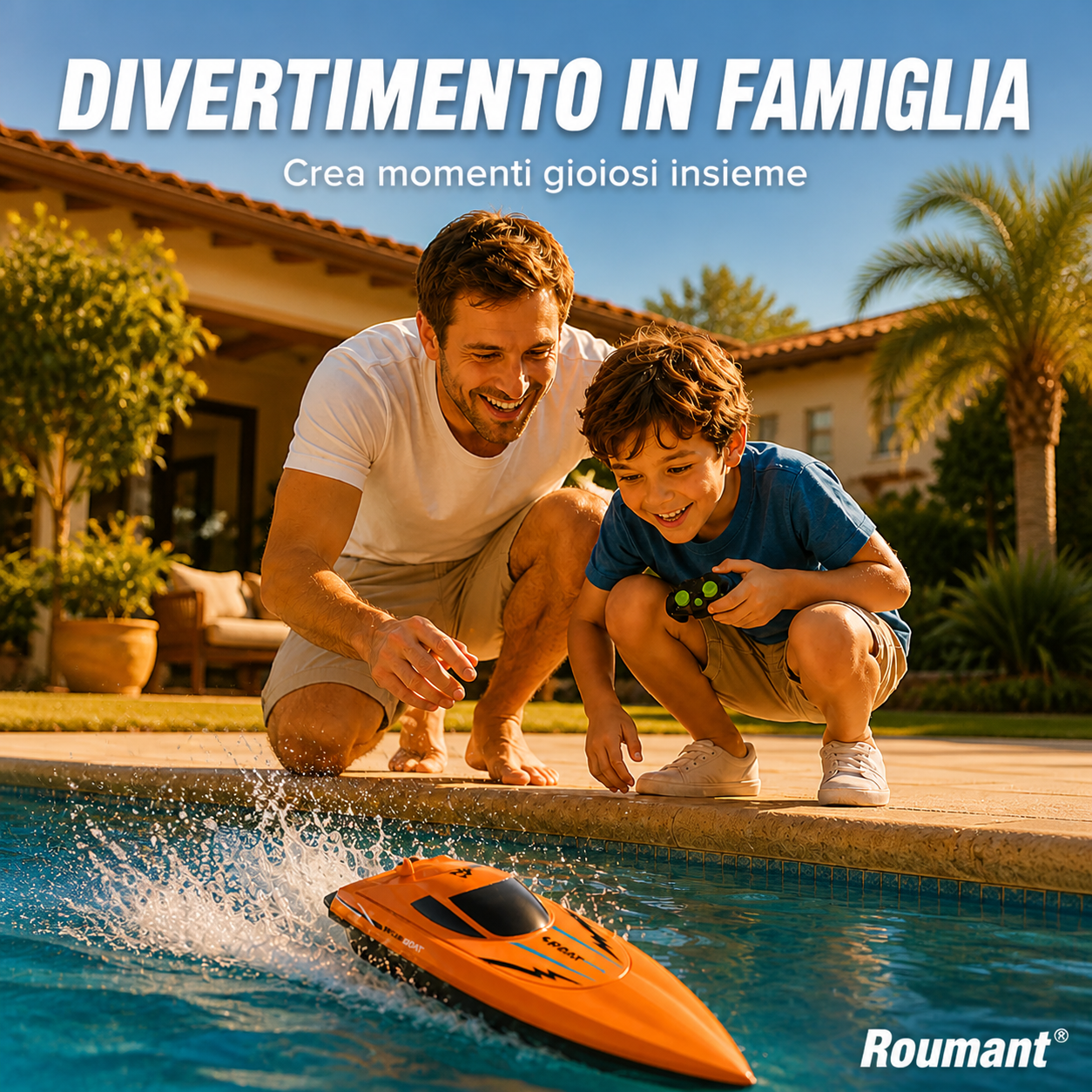 🎮🚢 HALVE PRIJS! 2,4 GHz supersnelle RC-raceboot con due motori 🌊 ⚡ –50% SCONTO (offerta del giorno)
