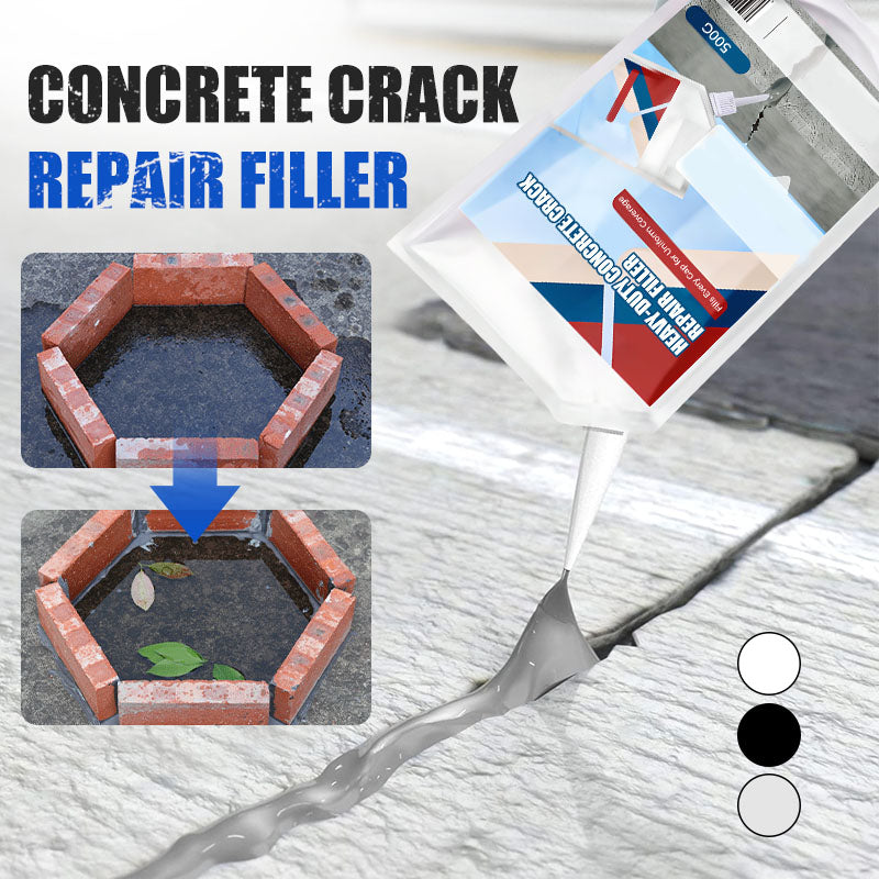 📢📢50% SCONTO!! ⏰Formula Rinforzata Stucco Riparatore per Crepe nel Cemento, Adesivo Impermeabile ad Alta Resistenza per Crepe su Vialetti, Terrazze e Muri