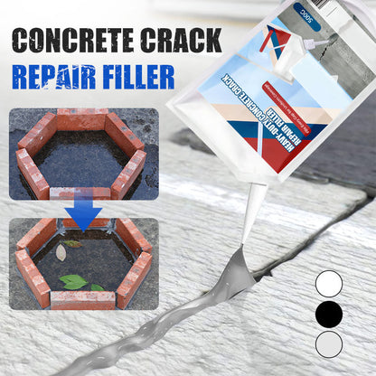 📢📢50% SCONTO!! ⏰Formula Rinforzata Stucco Riparatore per Crepe nel Cemento, Adesivo Impermeabile ad Alta Resistenza per Crepe su Vialetti, Terrazze e Muri