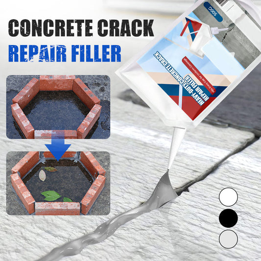 📢📢50% SCONTO!! ⏰Formula Rinforzata Stucco Riparatore per Crepe nel Cemento, Adesivo Impermeabile ad Alta Resistenza per Crepe su Vialetti, Terrazze e Muri