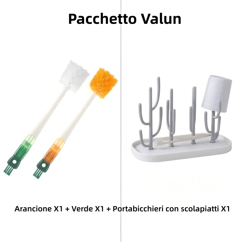 Spazzola Multifunzionale 5 in 1 per Tazze