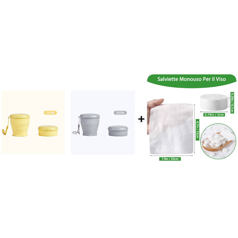 🔥Tazza da viaggio pieghevole in silicone con coperchio