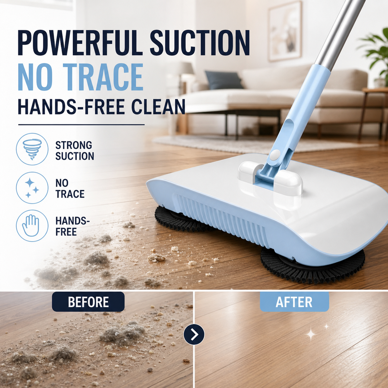 🤖💪 Robot aspirapolvere intelligente con funzione lavaggio e spazzolatura – aspira, lava e spazzola in un solo dispositivo! 🧹🧽✨🏠