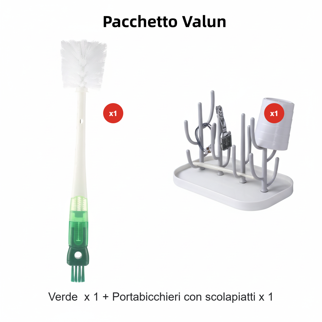 Spazzola Multifunzionale 5 in 1 per Tazze