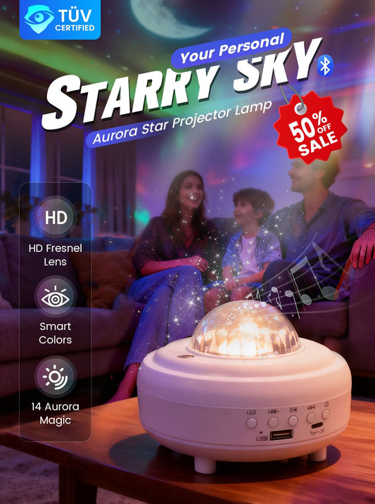 🌌Proiettore Aurora! Porta l’aurora boreale e le stelle direttamente nella tua camera!