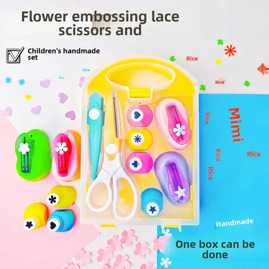 Set di Perforatori Creativo DIY per Lavoretti dei Bambini