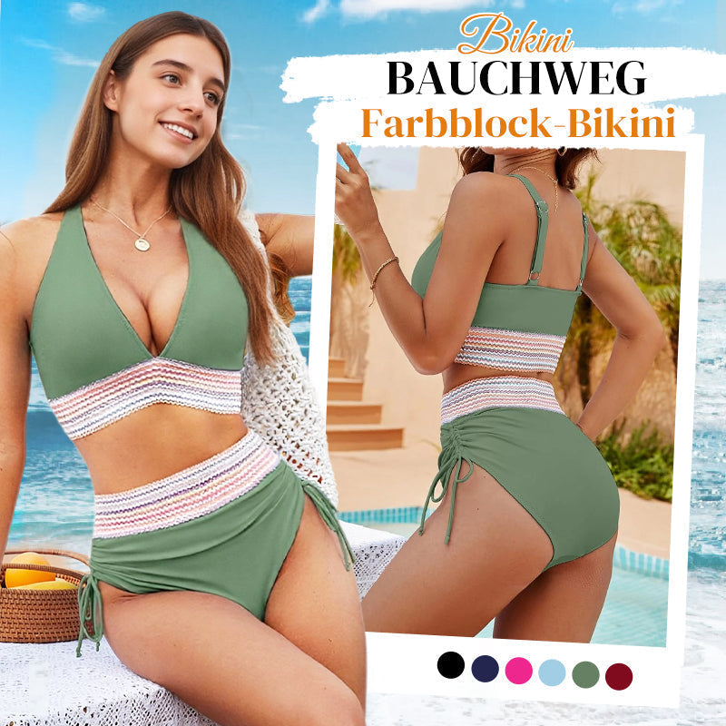 🥳2026 SCONTO HOT SALE🥳💞50K+ VENDUTI!⚡💥 50% SCONTO! Bikini Patchwork Set 2 Pezzi – Scollo a V e Vita Alta, 2 colori disponibili. Tessuto confortevole e aderente – stile perfetto per la spiaggia! 🛡️✨