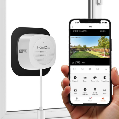 🔥 Telecamera di sorveglianza 2K cristallina 🎥 Visione notturna a colori 🌙 Registrazione 24 ore su 24, 7 giorni su 7 e allarmi intelligenti 🚨 Facile da installare! 🔒